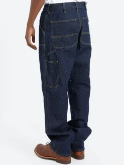 Carhartt WIP - Double Knee Pant in Blue Rinsed