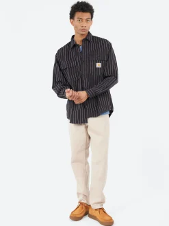Carhartt WIP - Hendry Shirt Jacket in Black and Wax