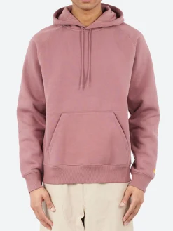 Carhartt WIP - Hooded Chase Sweatshirt in Dusky Pink