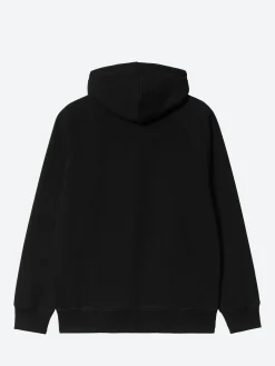Carhartt WIP - Hooded Chase Sweatshirt in Black/Gold