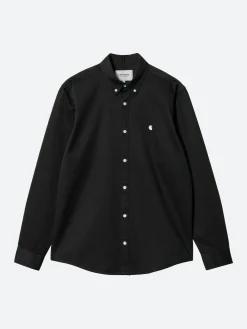 Carhartt WIP - L/S Madison Shirt in Black/Wax