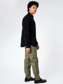 Carhartt WIP - L/S Madison Cord Shirt in Black/Wax