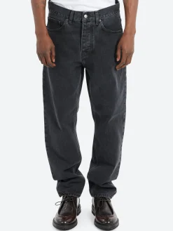 Carhartt WIP - Newel Pant in Black Stone Wash