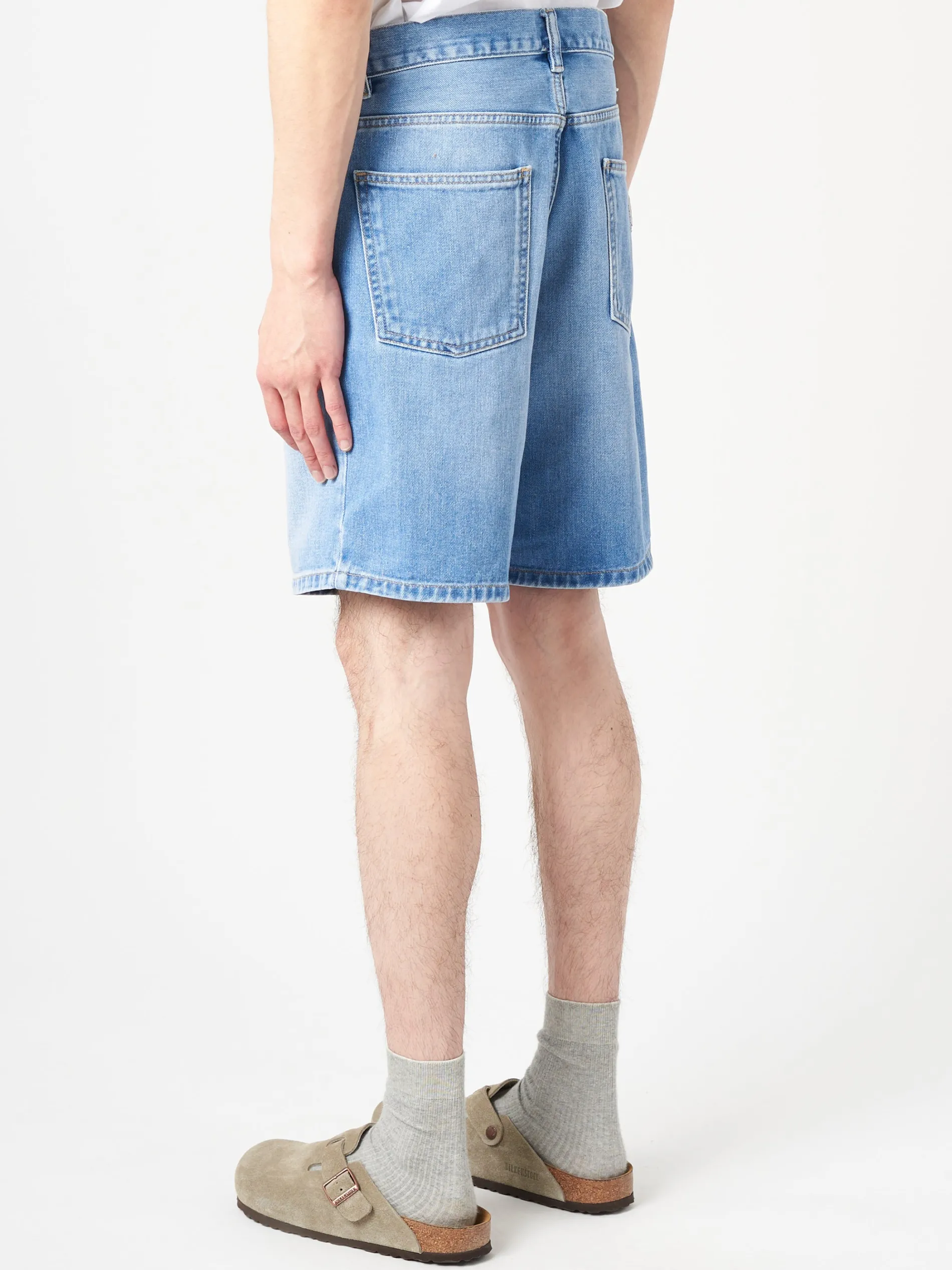 Carhartt WIP - Newel Short in Blue Light Used Wash
