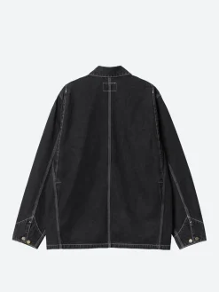Carhartt WIP - OG Chore Coat in Black Heavy Stone Wash
