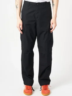 Carhartt WIP - Regular Cargo Pant in Black Rinse