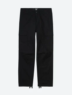 Carhartt WIP - Regular Cargo Pant in Black Rinse