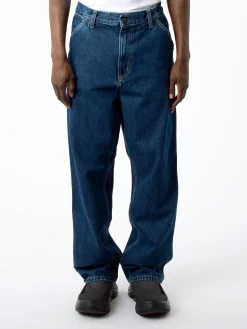 Carhartt WIP - Single Knee Pant in Blue Stone Wash