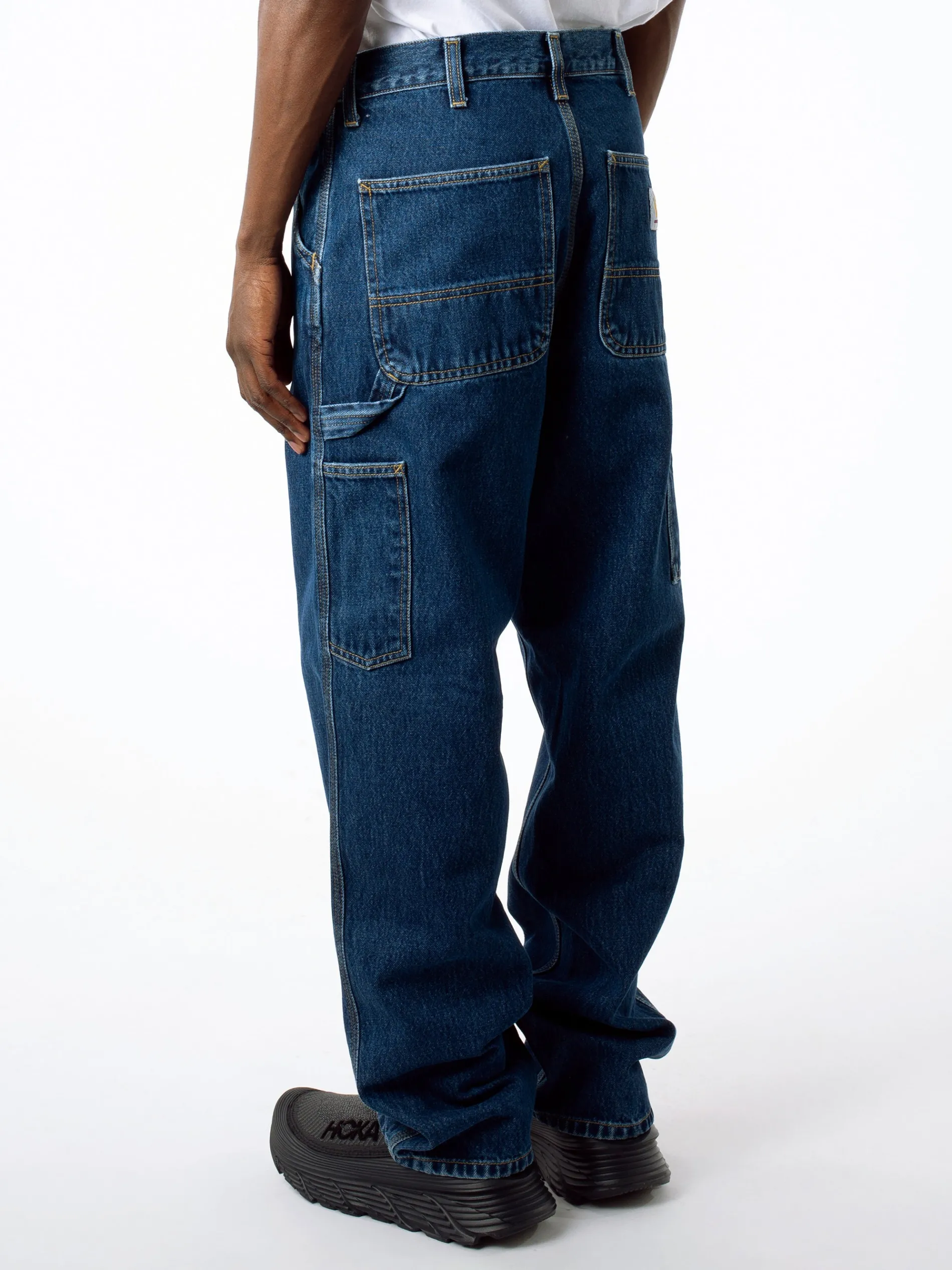 Carhartt WIP - Single Knee Pant in Blue Stone Wash