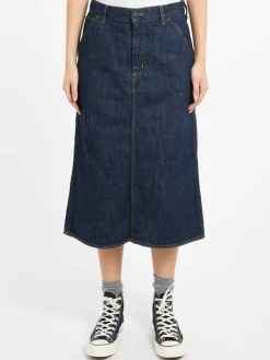 Carhartt WIP - Single Knee Skirt in Blue Rinsed