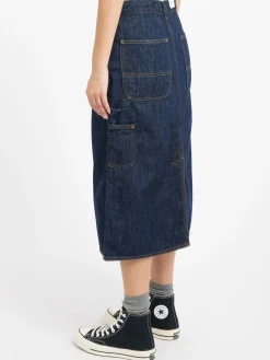 Carhartt WIP - Single Knee Skirt in Blue Rinsed