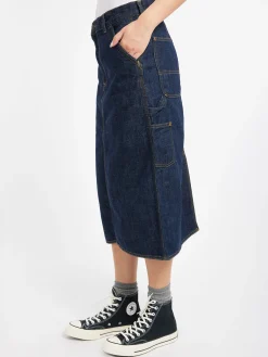 Carhartt WIP - Single Knee Skirt in Blue Rinsed