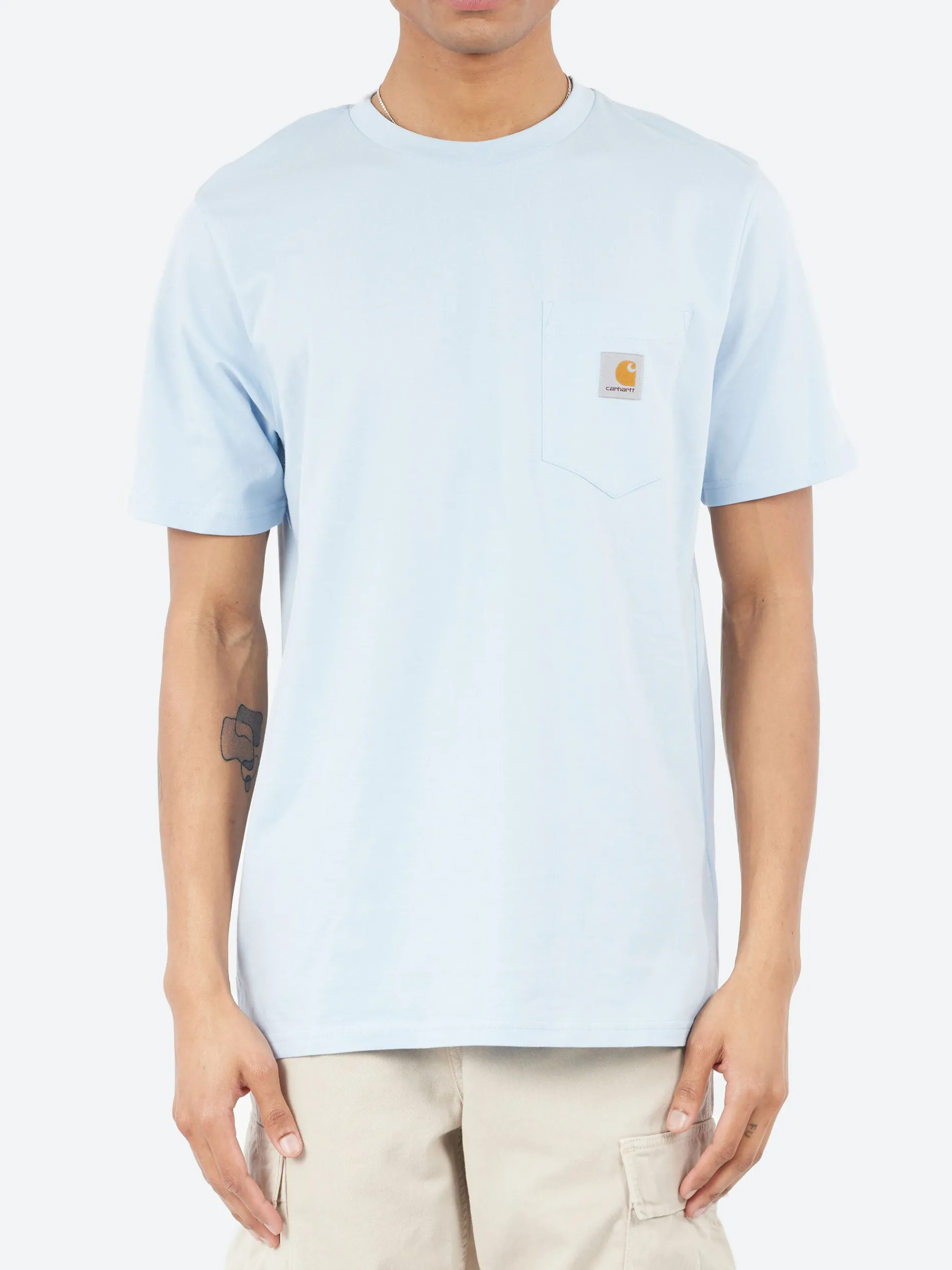 Carhartt WIP - S/S Pocket T-Shirt in Sky