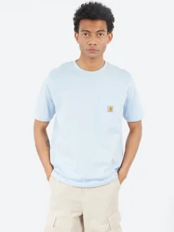 Carhartt WIP - S/S Pocket T-Shirt in Sky