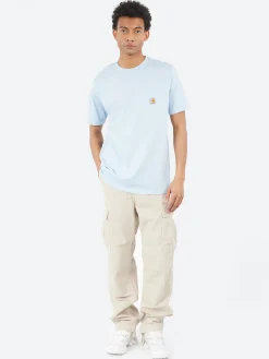 Carhartt WIP - S/S Pocket T-Shirt in Sky