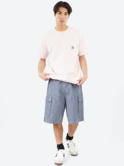 Carhartt WIP - S/S Pocket T-Shirt in Air Pink