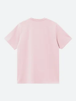 Carhartt WIP - S/S Pocket T-Shirt in Air Pink