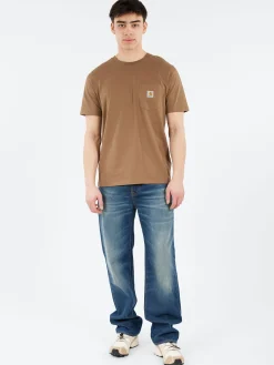Carhartt Wip - S/S Pocket T-Shirt in Coconut