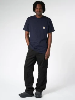 Carhartt WIP - S/S Pocket T-Shirt in Dark Navy