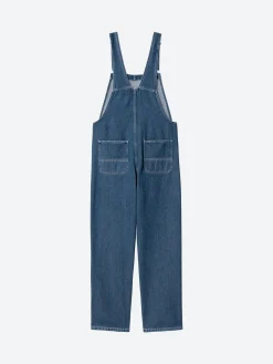 Carhartt WIP - W Bib Overall Straight in Blue Stone Wash