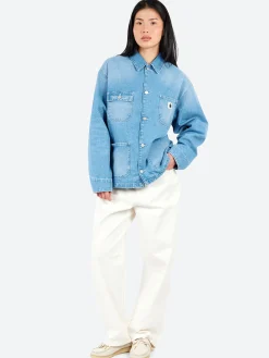 Carhartt WIP - W' OG Michigan Coat in Blue Light True