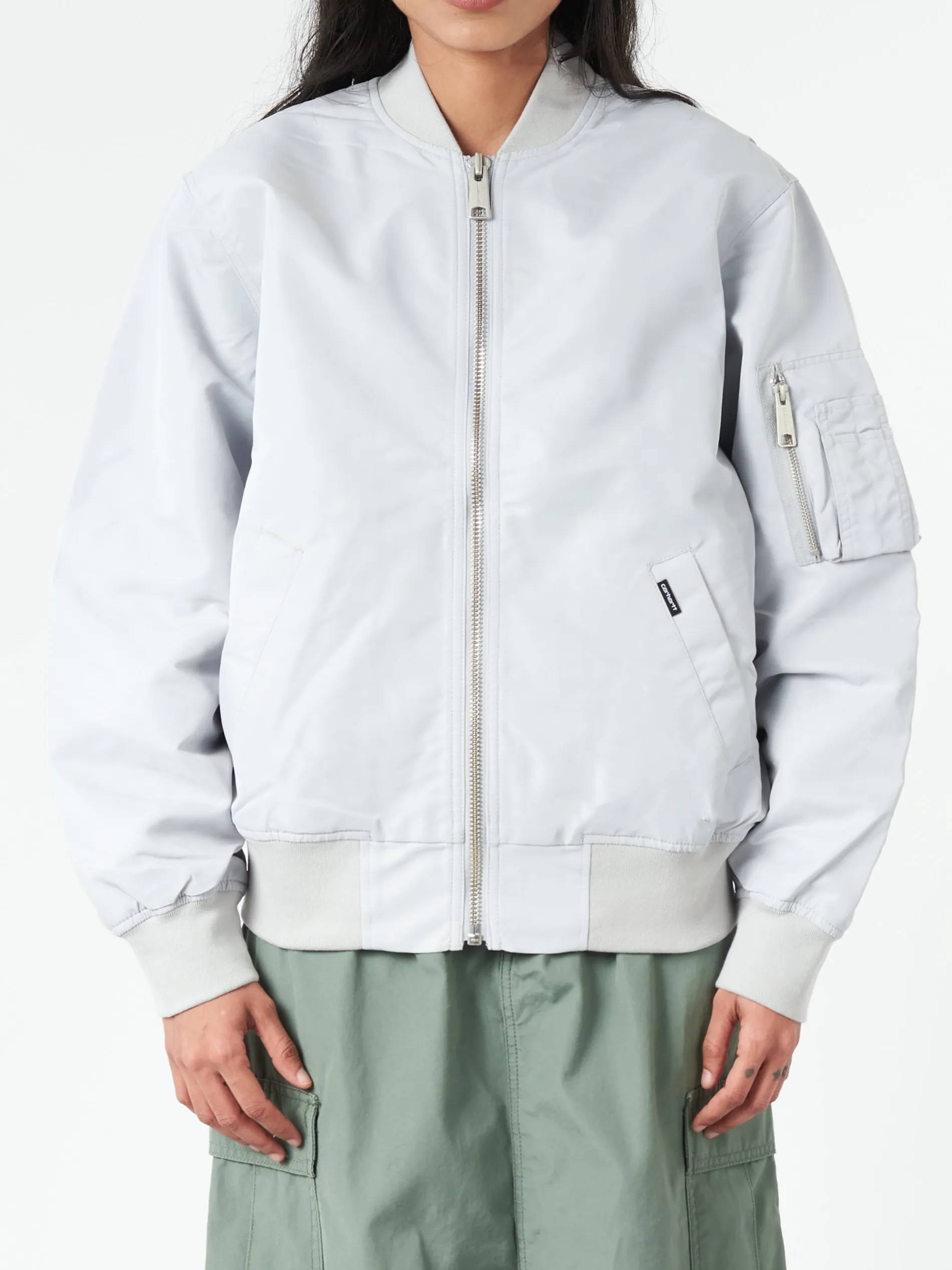 Carhartt WIP - Women's Otley Bomber in Sonic Silver