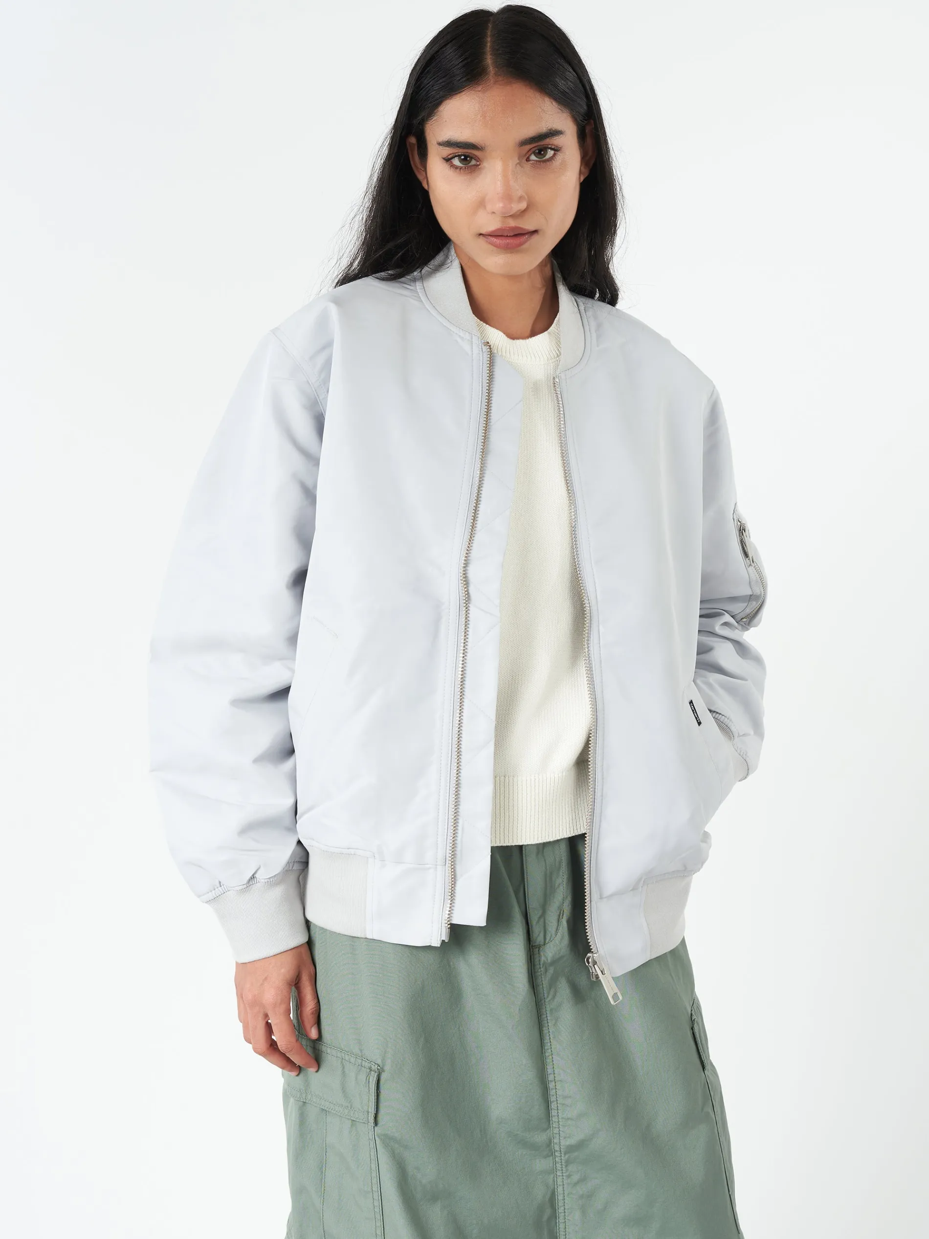 Carhartt WIP - Women's Otley Bomber in Sonic Silver