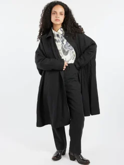 Casey Casey - Atomless Coat in Black