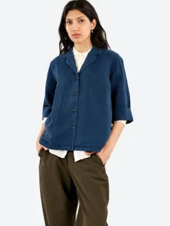 Casey Casey - Officine Shirt in Navy