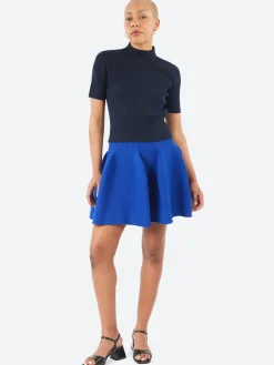 CFCL - Portrait Short Sleeve Top in Navy