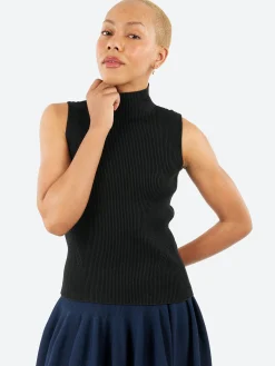 CFCL - Portrait Sleeveless Top in Black