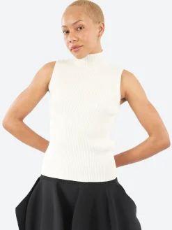 CFCL - Portrait Sleeveless Top in White