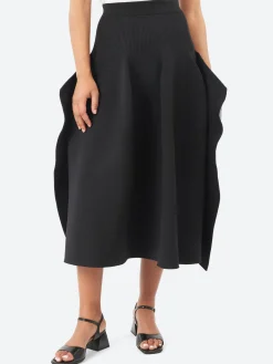 CFCL - Pottery Crease Skirt in Black