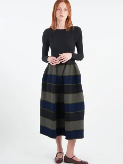 CFCL - Pottery Long Sleeve Dress in Black Multi