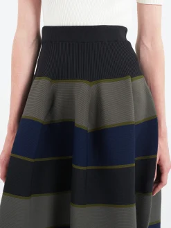 CFCL - Pottery Skirt in Black Multi