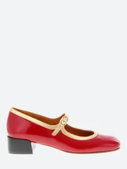 Chie Mihara - Idan Shoes in Rojo and Champagne