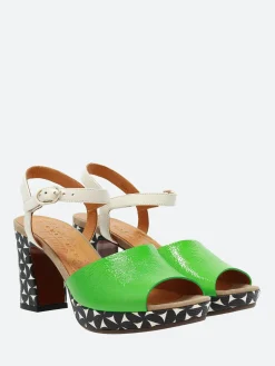 Chie Mihara - Kerick Heeled Sandal in Menta and Nappa