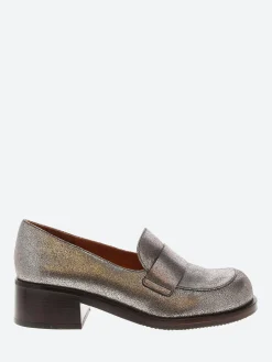 Chie Mihara - Tussan Loafers in Plombo Dogo