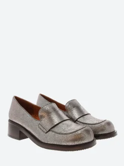 Chie Mihara - Tussan Loafers in Plombo Dogo