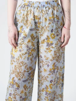 Chloé Stora - Rougail Pant in Bleu Fleurs (Blue Floral)