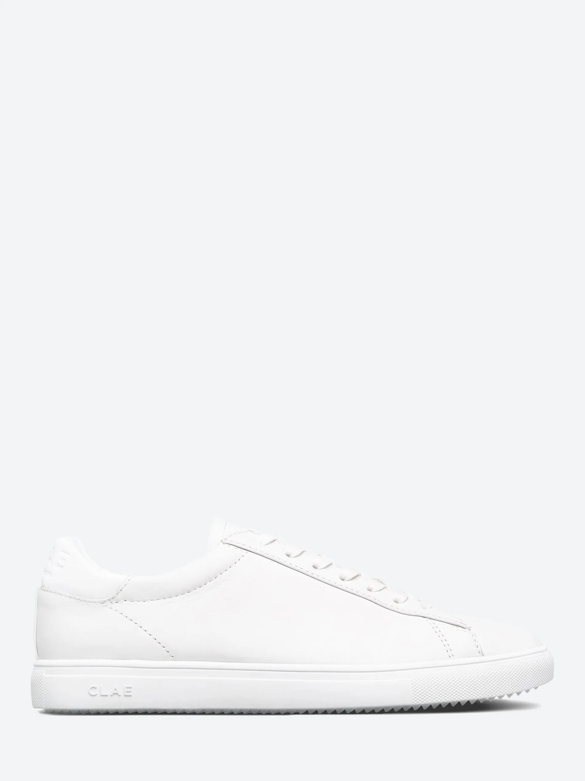 CLAE - Bradley in Triple White Leather