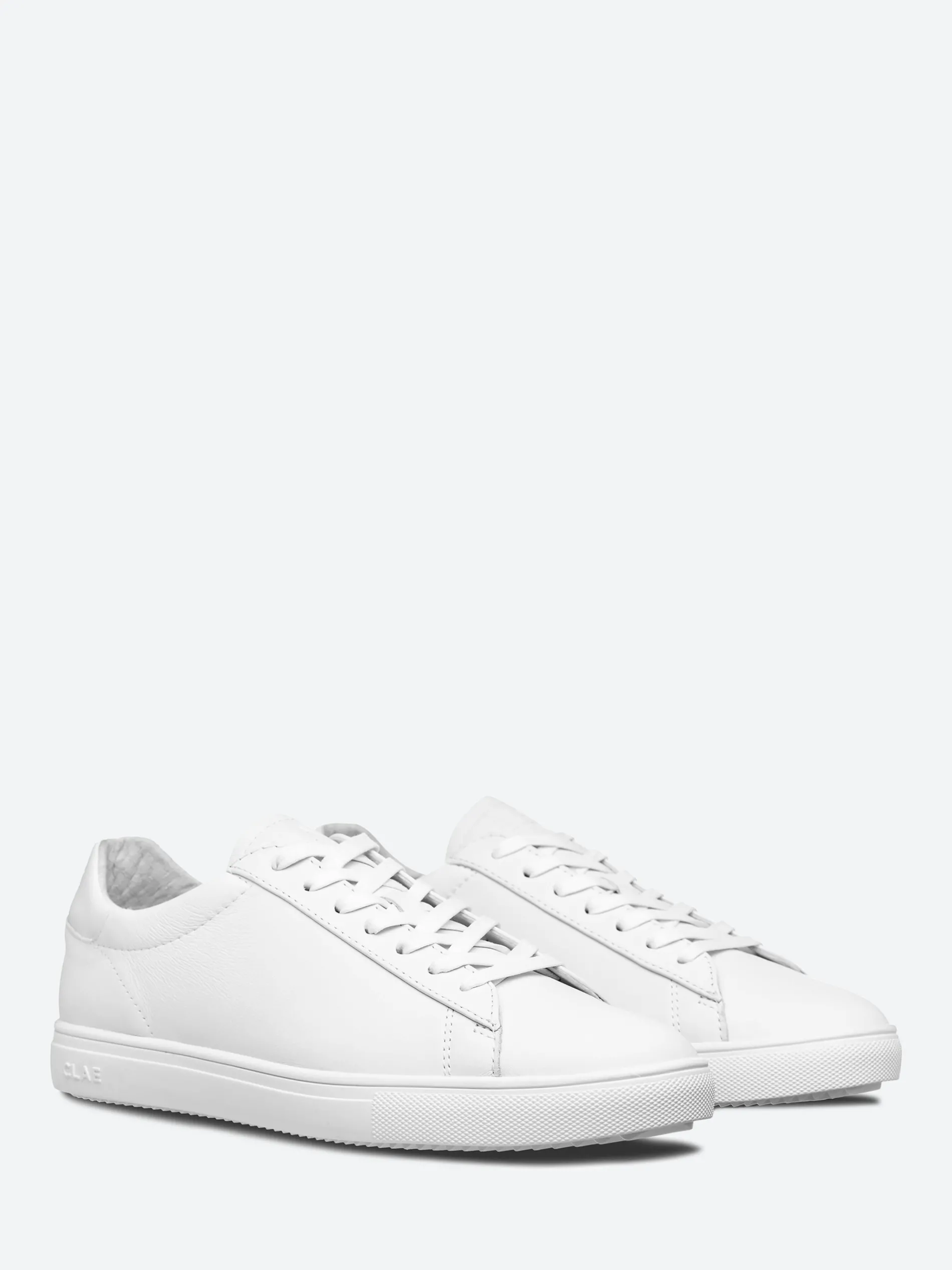 CLAE - Bradley in Triple White Leather