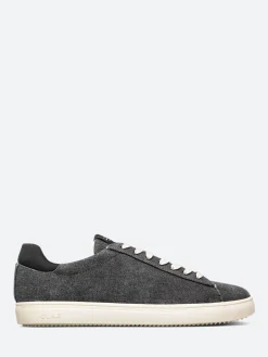 Clae - Bradley Textile in Black Washed Canvas