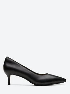 Clarks - Adela Court Heel in Black