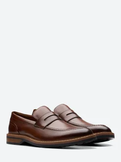 Clarks - Aldwin Step Loafer in Mid Tan Leather