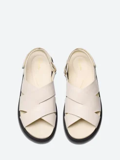 Clarks - Aristella Sun in Cream Leather