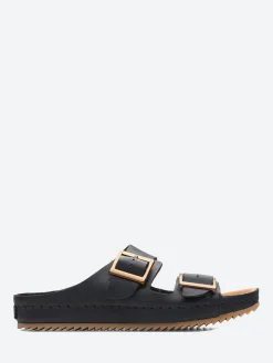 Clarks - Brookleigh Sun in Black Leather