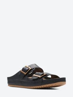 Clarks - Brookleigh Sun in Black Leather