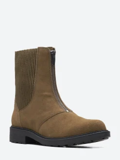 Clarks - Orinoco2 Up in Dark Olive Suede