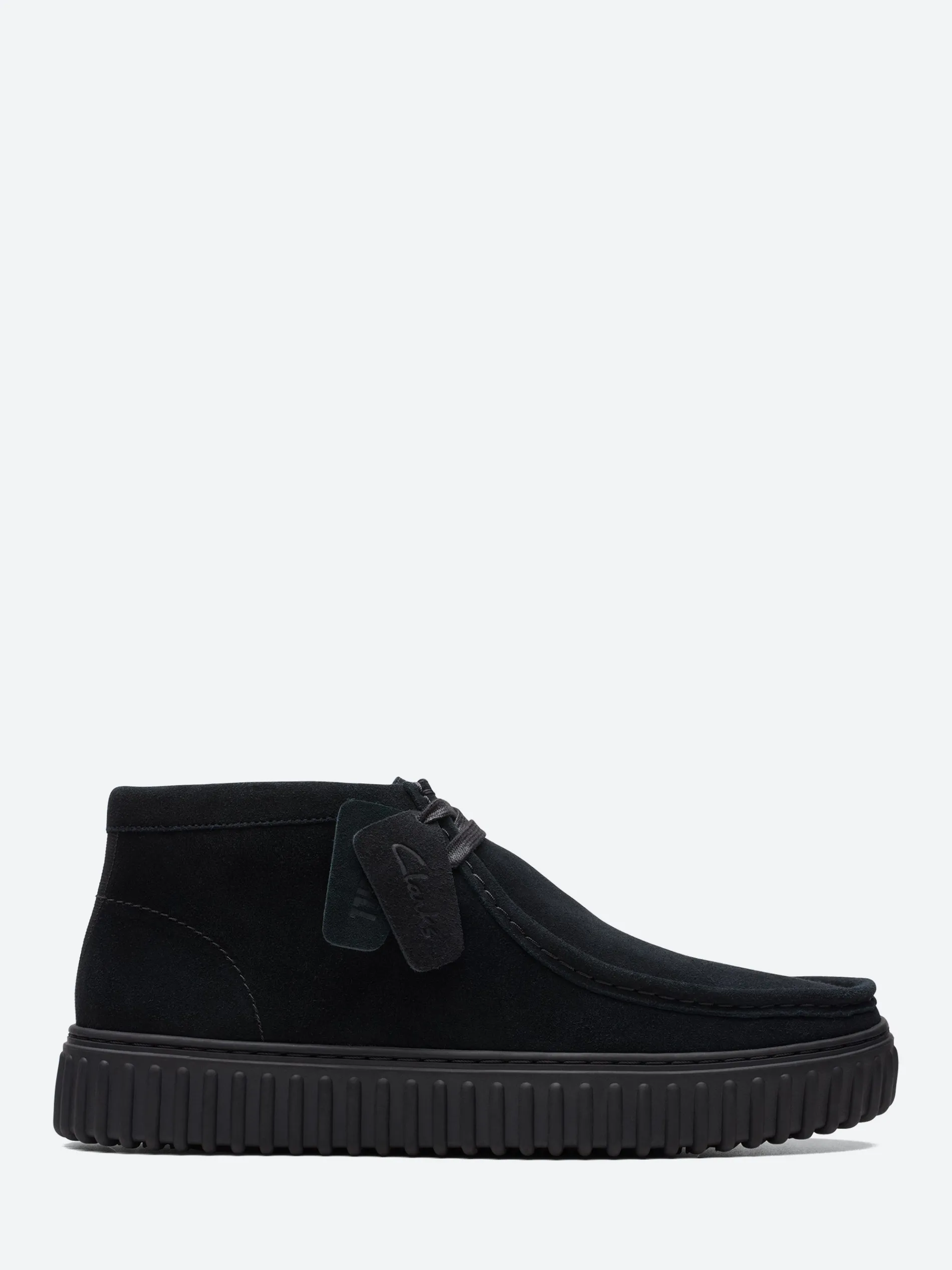Clarks - Torhill Hi in Black Suede